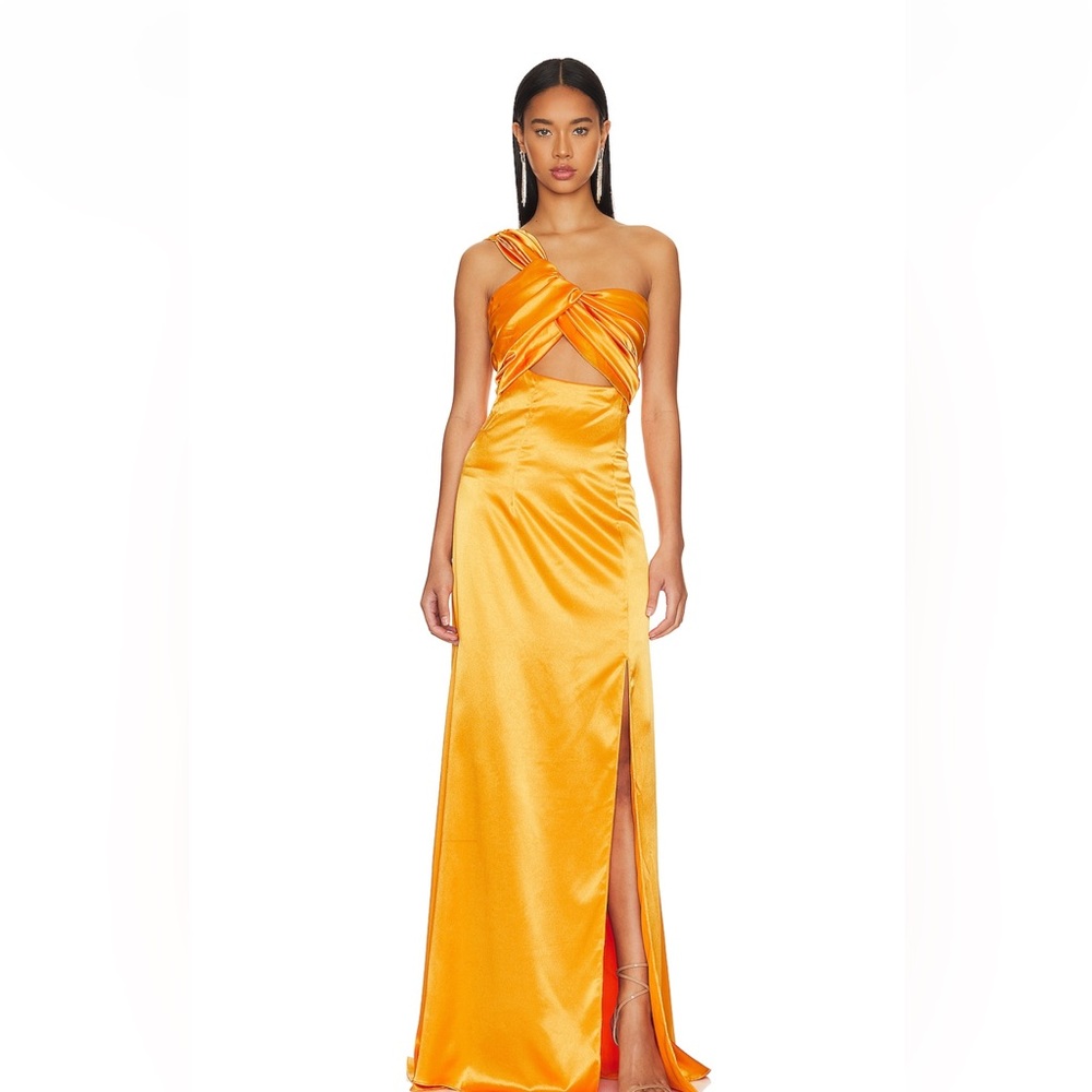 Yaura Rewa Gown in Mustard